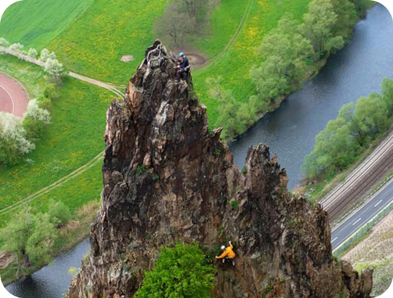 Klettern im Rotenfels